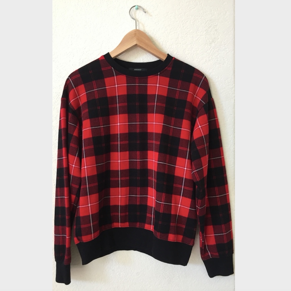 Plaid Sweatshirt